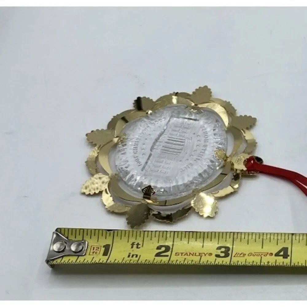 White House Historical Association Christmas Ornament 2002 Made in USA No box